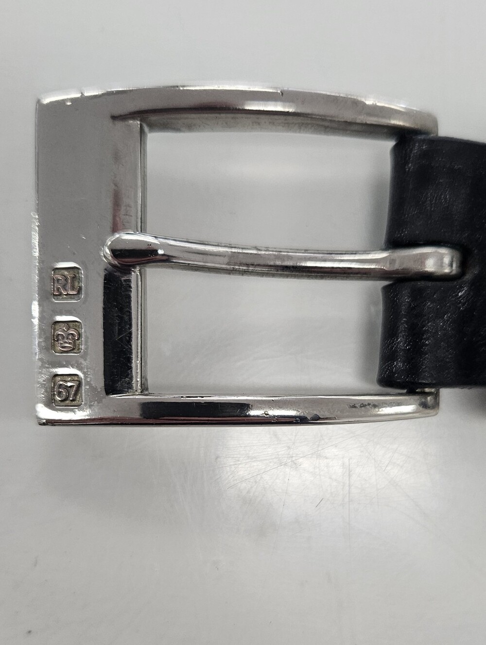 Polo by Ralph Lauren Black Leather Belt